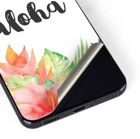 Aloha Tropical Galaxy S22 Plus Skin
